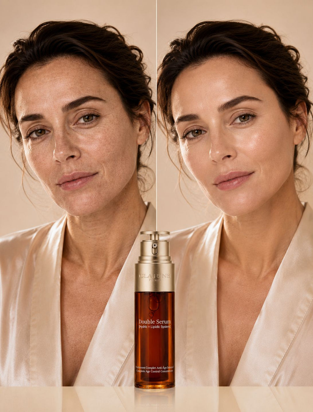 Clarins Paris Double Serum – Age-Defying Double Serum | سيروم كلارنس المضاد لعلامات تقدم السن