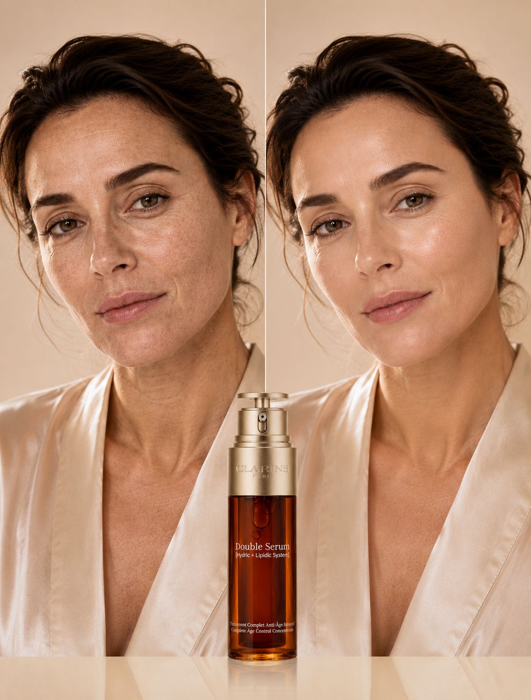 Clarins Paris Double Serum – Age-Defying Double Serum | سيروم كلارنس المضاد لعلامات تقدم السن