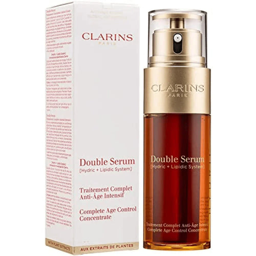 Clarins Paris Double Serum – Age-Defying Double Serum | سيروم كلارنس المضاد لعلامات تقدم السن
