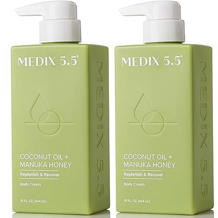 Medix 5.5 - كريم الجسم بجوز الهند وعسل المانوكا للتجديد والانتعاش