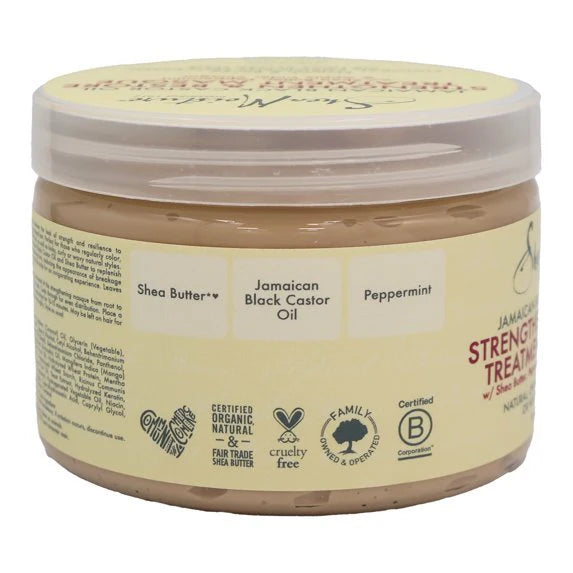 SheaMoisture - قناع زيت الخروع الجامايكي الأسود لتقوية الشعر وترميمه