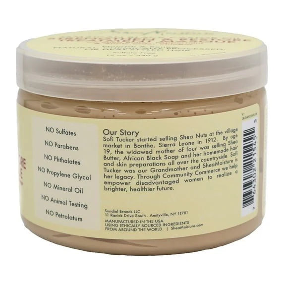 SheaMoisture - قناع زيت الخروع الجامايكي الأسود لتقوية الشعر وترميمه