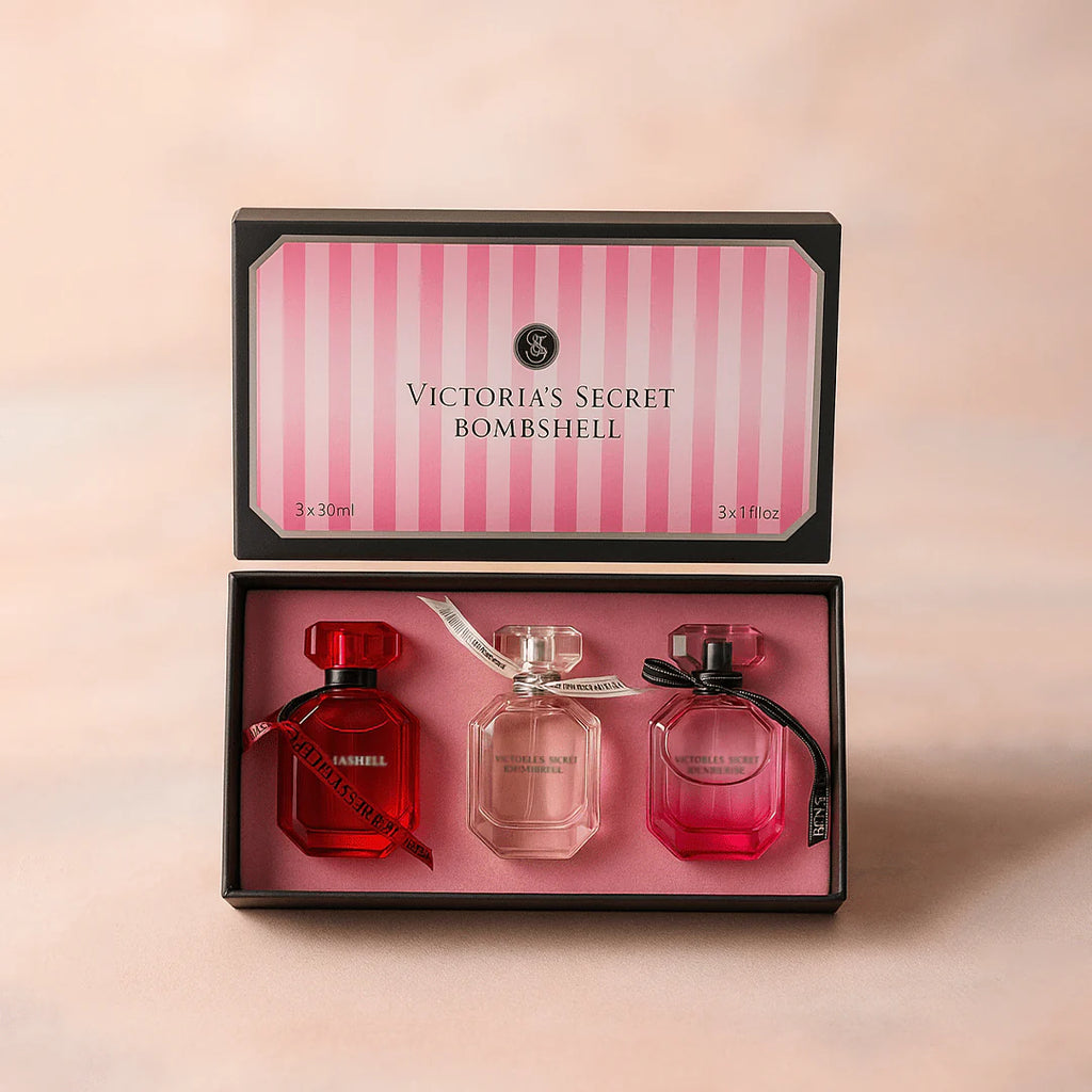 Victoria's Secret - مجموعة عطور بومبشيل الثلاثية الصغيرة ©